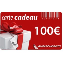 Carte Cadeau AUDIOPHONICS - 100€