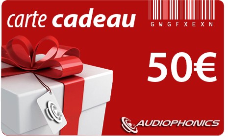 Gift Card AUDIOPHONICS - 50€