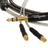 1877PHONO CALI SMC 6.35-SMC Câble Jack 6.35mm vers SMC pour HIFIMAN PC-OCC Noir 1.8m