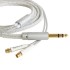 1877PHONO CALI SMC 6.35-SMC Jack 6.35mm to SMC Cable for HIFIMAN PC-OCC White 1.8m