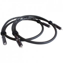 Ramm AUDIO Silver & Rhodium RCA Cable 1m (Pair)