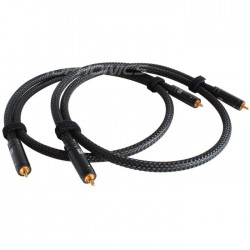 Ramm AUDIO Gold plated RCA Cable 1m (Pair)