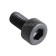 TCHC screws with low head DIN 6912 Black Steel M3x8.8mm (x10)