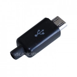 Connecteur Micro USB mâle avec corps