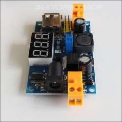 Step Down Adjustable Power Supply Module LM2596 with LED voltmeter