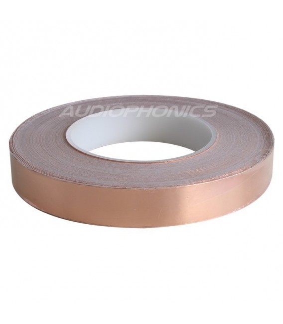 Ruban De Cuivre Adhésif 20mm X 20m - Film Auto-Adhésif Pour Blindage Et Masquage