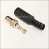 Male Jack DC 5.5 / 2.5mm Connector with tube