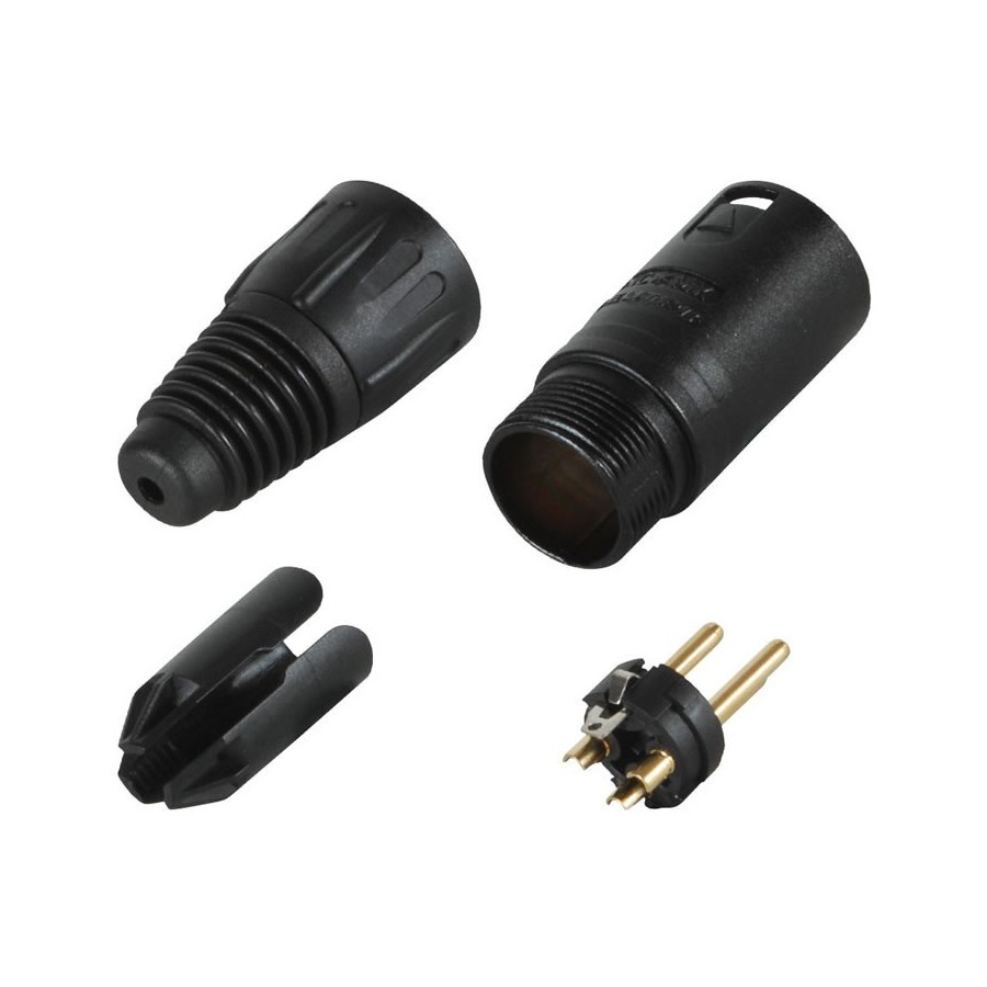 Adaptateur Neutrik NA3MM - XLR Mâle Vers XLR Mâle - Pour Audio Professionnel