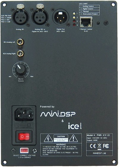 MiniDSP PWR-ICE125 ASX2 Amplifier module 450W / 4 Ohms DSP