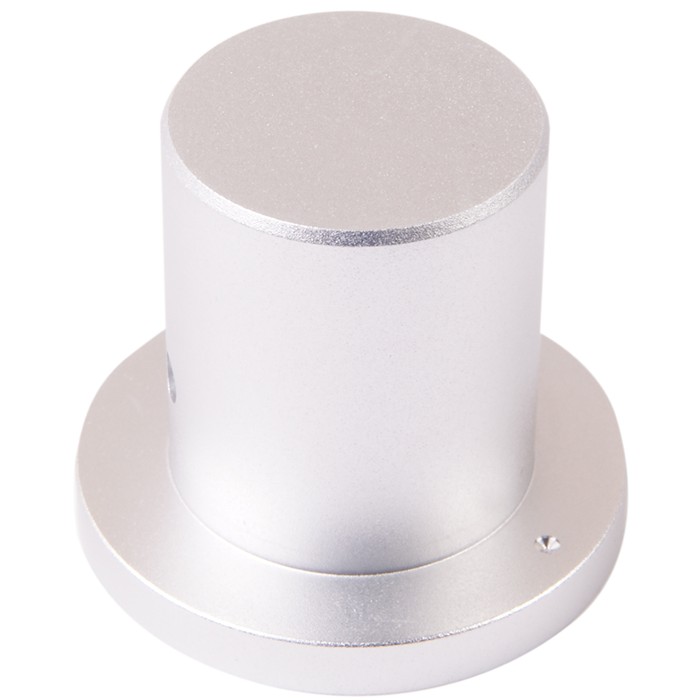 Knob Aluminum Hat Style D Shaft 34x22x29mm Ø6mm