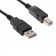 USB-A male / USB-B male 2.0 cable AWM 2725 1.5m
