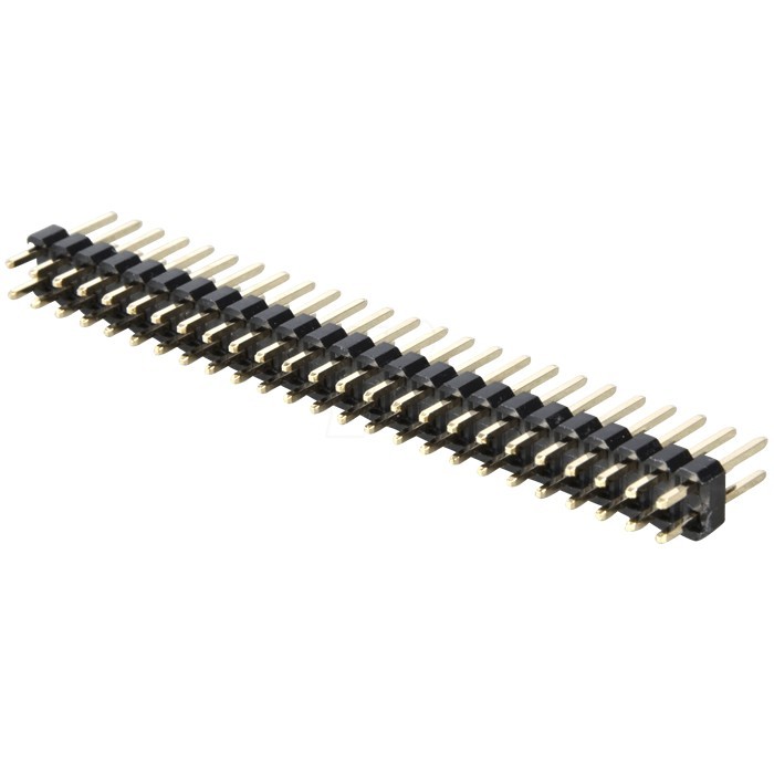 2.54mm Separable Male Pin Header 2x25 Pins 5.5mm (Unit)