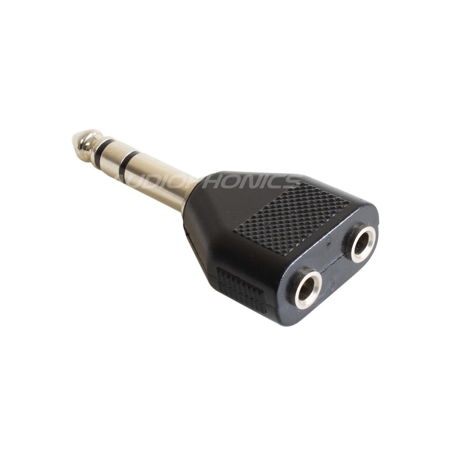 Adaptateur JACK 6.35 vers JACK 3.5 or – CONECTOR