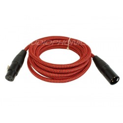 CYK Câble de modulation XLR femelle - XLR mâle Cuivre OFC plaqué Or 24K 1.5m