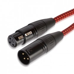 CYK Cable XLR female - XLR male Gold plated 24K OFC Copper 1.5m