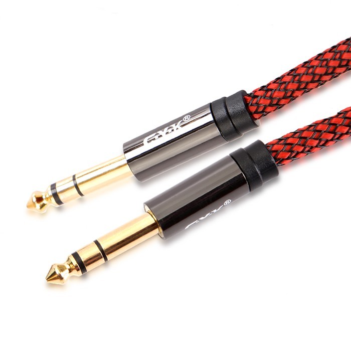 CYK Jack 6.35mm - Jack 6.35mm Cable Gold plated 24K OFC Copper 3m