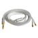 1877PHONO CALI SMC 6.35-SMC Jack 6.35mm to SMC Cable for HIFIMAN PC-OCC White 3m