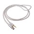 1877PHONO CALI WHITE 3.5-MINI XLR Câble pour casque Jack 3.5mm / Mini XLR 3m