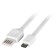 LINDY Câble plat USB 2.0 Easy Fit type A reversible vers micro B Blanc 2m