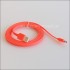 LINDY Flat cable USB 2.0 Easy Fit type A reversible to micro B Orange 2m