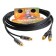SOMMERCABLE ONYX RCA Cable male / female OFC 2x0.25mm² 5m