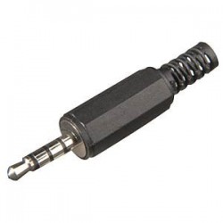 Jack 3.5mm plug Stereo 4 pin Ø 2.5mm