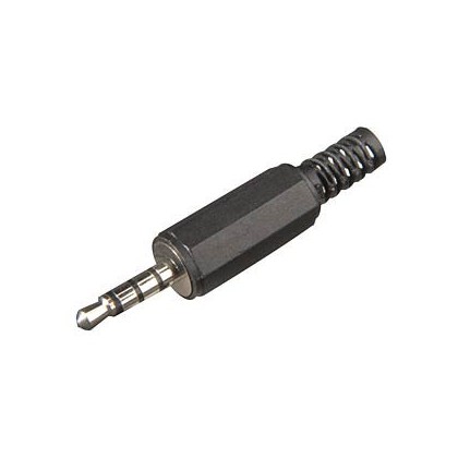 Jack 3.5mm plug Stereo 4 pin Ø 2.5mm