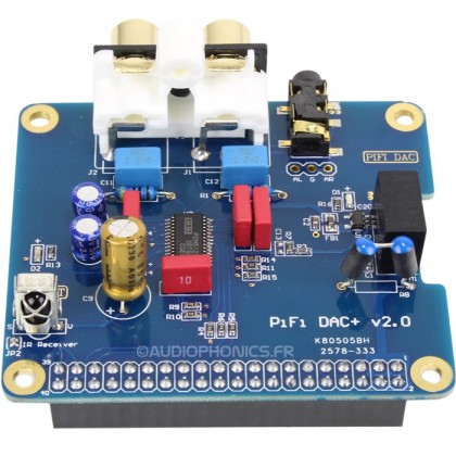 DAC PCM5122 I2S HAT 32bit/384Khz Raspberry PI A+ B+ 2.0