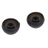 Large replacement silicone Eartips Black (5 pairs)