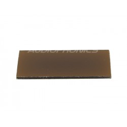 Ecran / Afficheur Acrylique ambré pour Boitier DIY 48x22x1.5mm