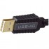PANGEA USB-AG Câble USB-A Male/USB-B Male 2.0 Argent pur plaqué Or 24k 0.5m