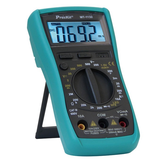 Pro'sKit MT-1132 Professional Digital Multimeter shockproof