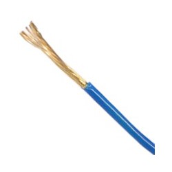 Multistrand wiring cableCopper / Silver Isolated PTFE 1.23mm² Blue