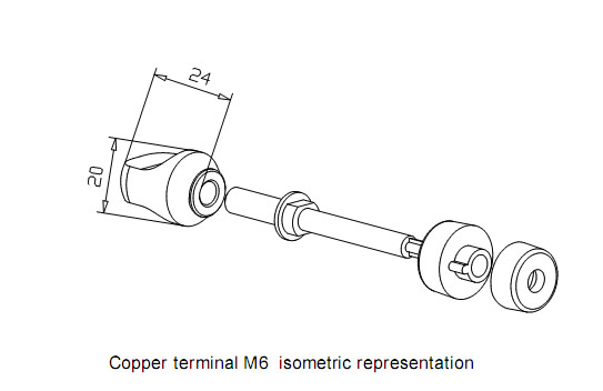 Mundorf Mconnect TPCU670GC Borniers 6mm Cuivre OFC Plaqué Or (La paire)