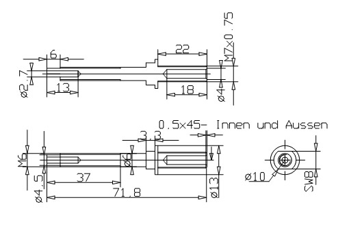 Mundorf Mconnect TPCU670GC Borniers 6mm Cuivre OFC Plaqué Or (La paire)