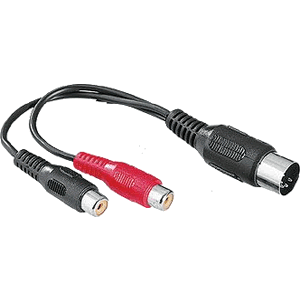 Câble Chauffant Pour Objectif Astro - DC5.5/2.1 Mâle Vers RCA Femelle 12V - Compatible ASIair Pro