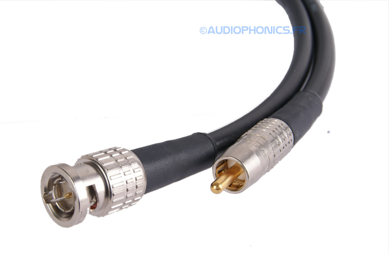 E04 Canare Subwoofer Cable 5ft – Hi-End 75 Ohm RCA/Phono Male To Male Audio Cable