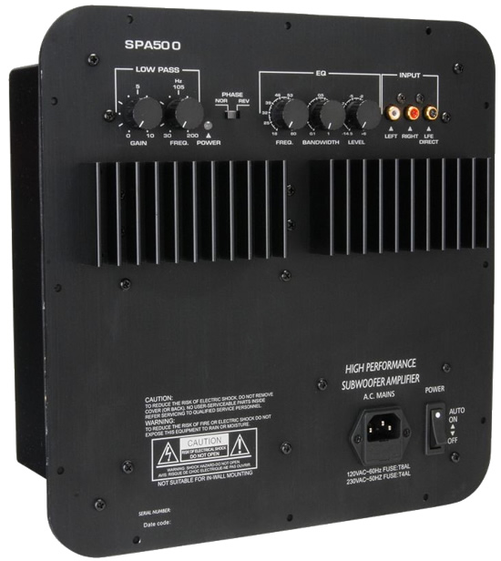 Dayton Audio SPA500 Module Amplificateur Subwoofer 500W