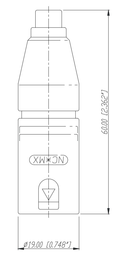 Dimensions adaptateur Neutrik