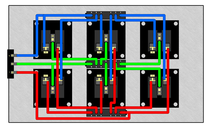 Schéma de câblage DISTRIBUTEUR SECTEUR MPC6 V2