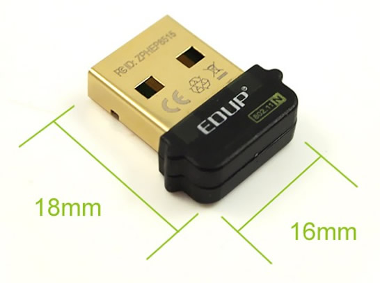 Dimensions adaptateur WiFi