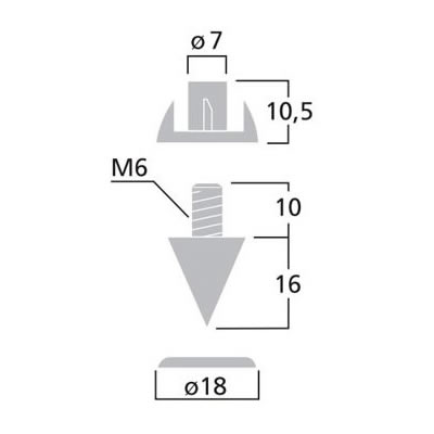 Dimensions MONACOR SPS-10