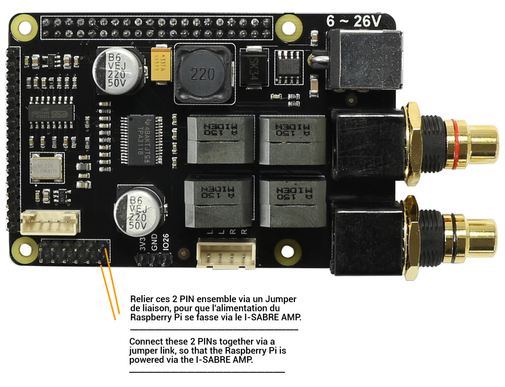 Jumper liaison I-SABRE AMP