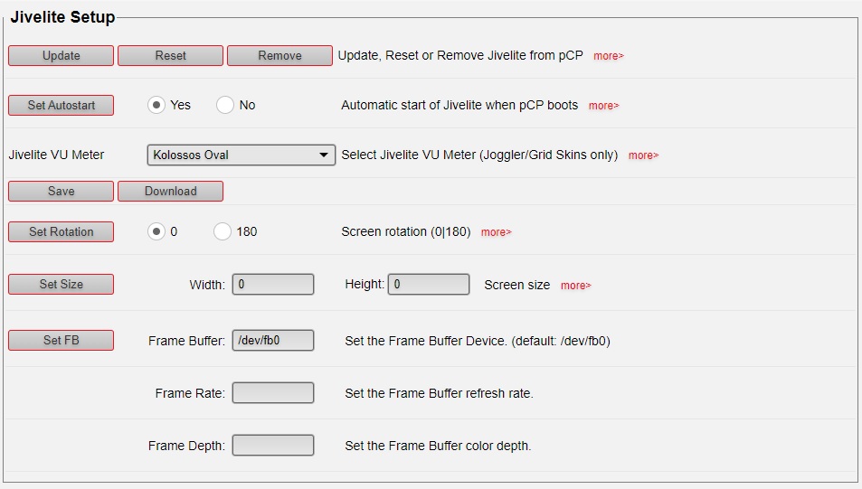 Jivelite-setup