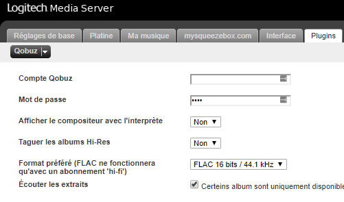 LMS plugin Qobuz