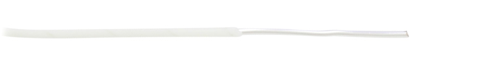 MUNDORF MCONNECT SGW105W Câble Argent/Or Isolé PTFE 0.5mm Blanc