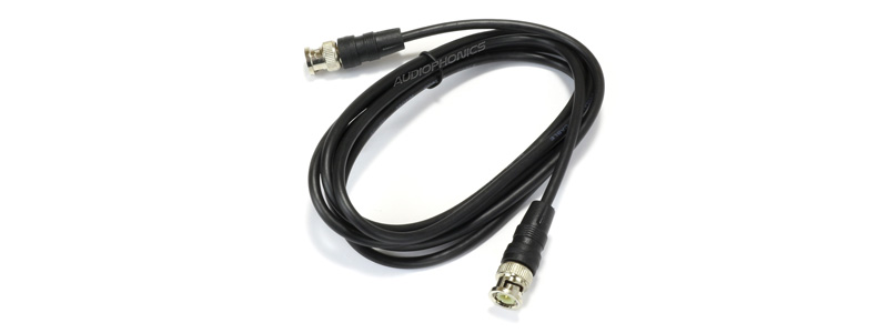 Câble numérique coaxial BNC-BNC Mâle / Mâle 75 Ohm 2m)