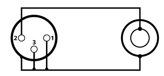 Adaptateur XLR femelle vers RCA femelle plaqué or