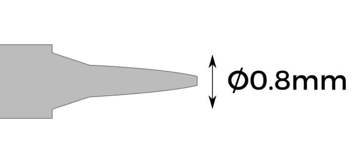 soldering tip for digital soldering station 0.8mm