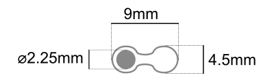 stereo cable Dimensions